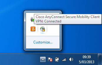 Cisco dialogue box